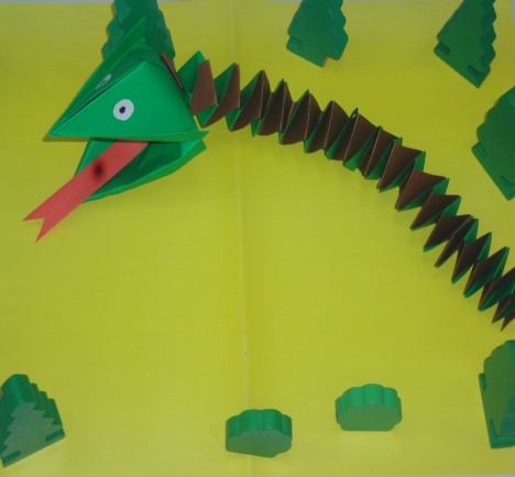 Оригами змея | Схема из бумаги в видео | Скачать оригами бесплатно!