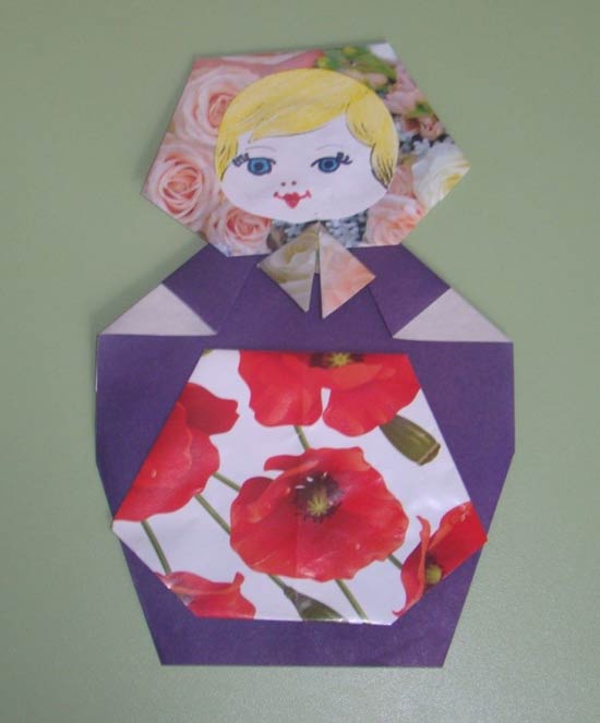 Бумага цветная для оригами и аппликации Лилия Холдинг Забавная Панда А5 10 цветов 10 листов